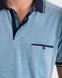 POLO HOMBRE TURQUESA