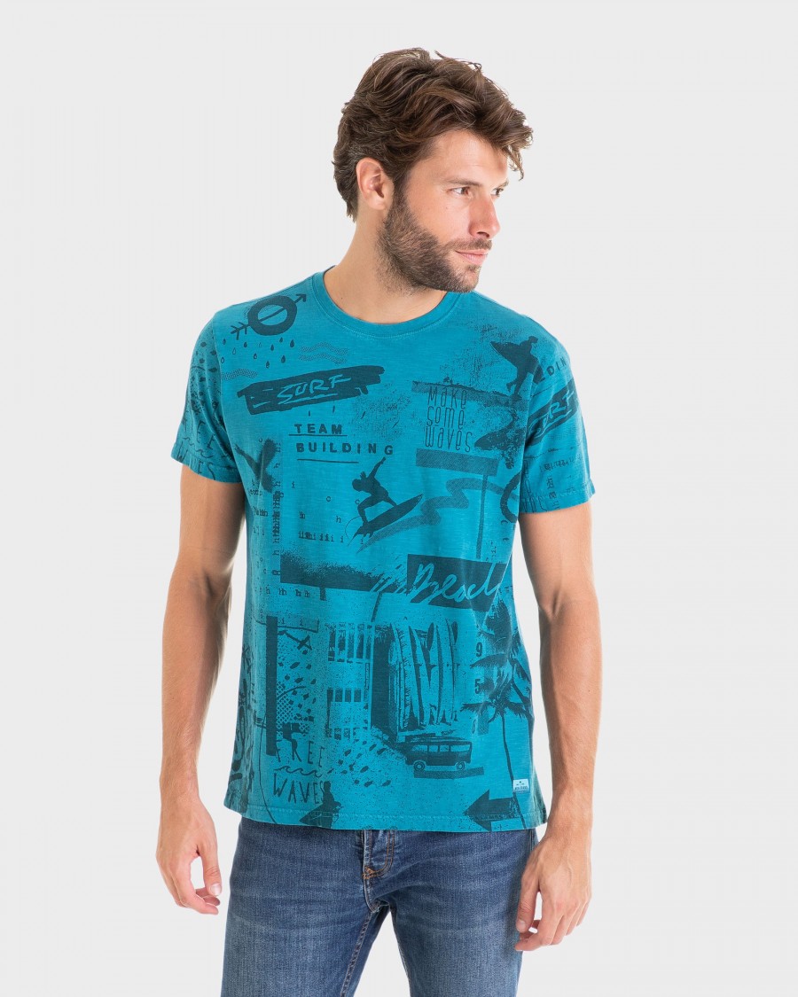 CAMISETA HOMBRE ALGODÓN