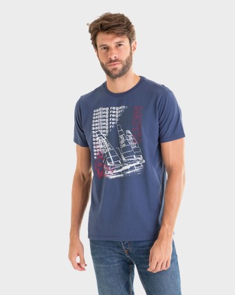 CAMISETA HOMBRE MARINO