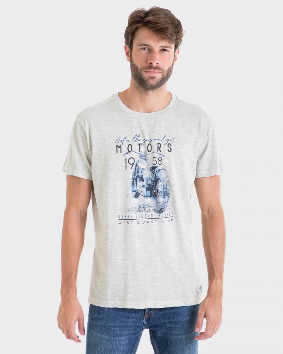 CAMISETA HOMBRE MOTOR ALGODÓN