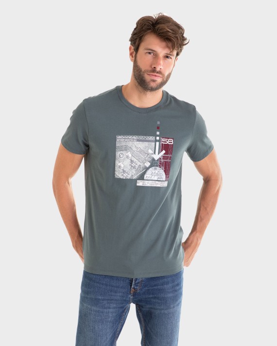 CAMISETA HOMBRE 100% ALGODÓN