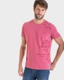 CAMISETA HOMBRE GRANATE ALGODÓN