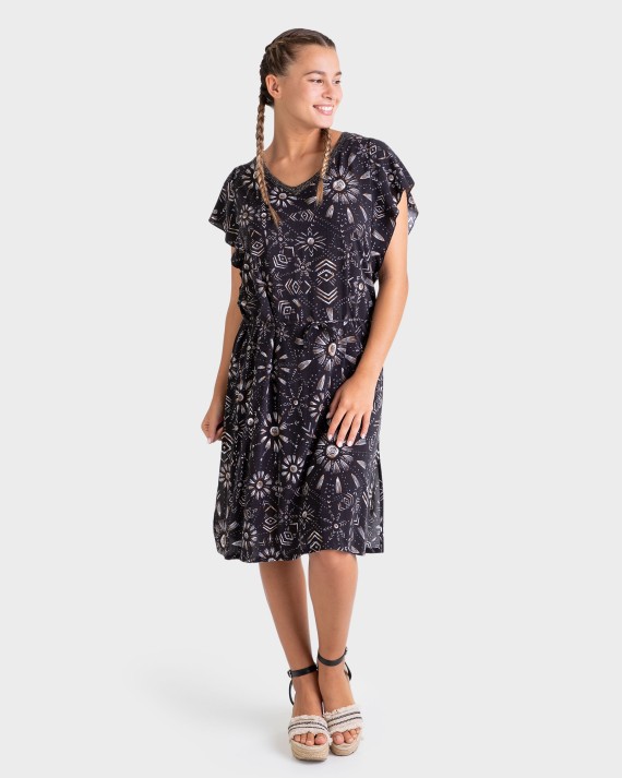 VESTIDO CUELLO PICO