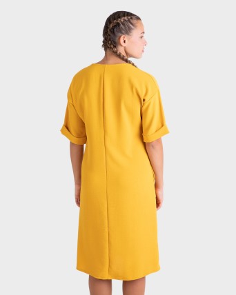 VESTIDO OCRE