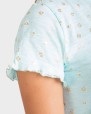 CAMISOLA MUJER DORADA MANGA CORTA