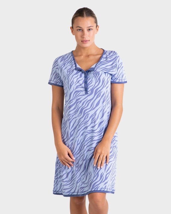 CAMISÓ DONA MÀNIGA CURTA BLAVA