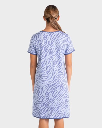 CAMISÓ DONA MÀNIGA CURTA BLAVA