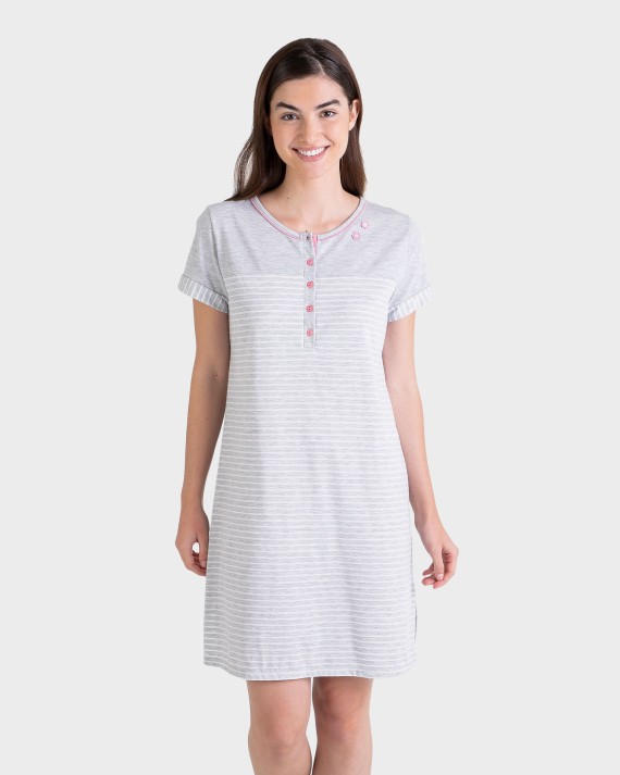 CAMISÓ DONA RATLLES GRIS