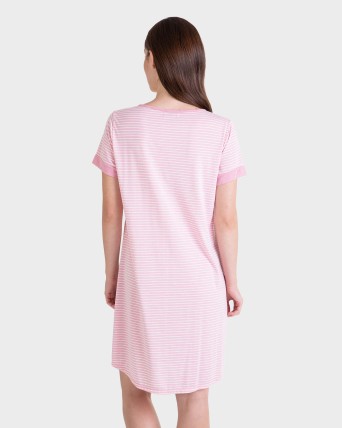 CAMISOLA MUER ROSA Y BLANCA