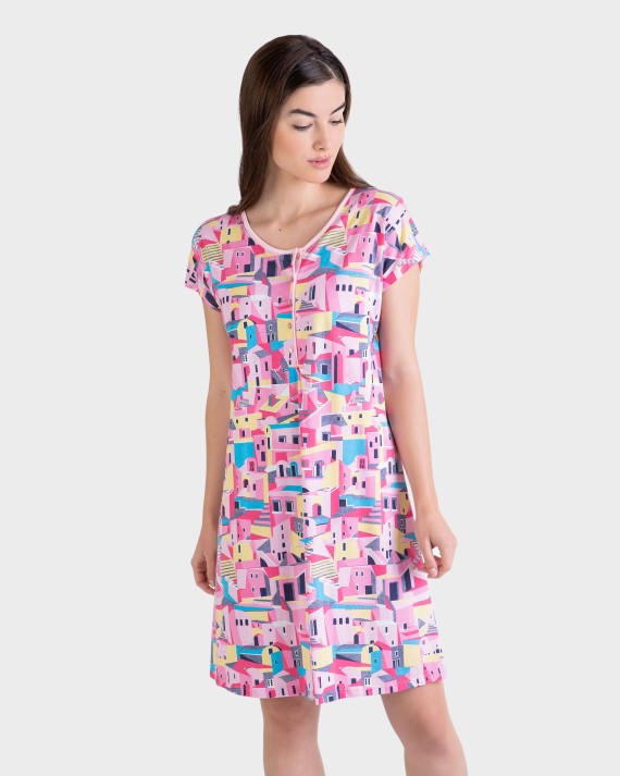 CAMISÓ DONA FANTASIA ROSA