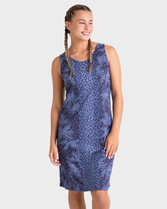 VESTIDO MUJER AZUL
