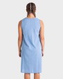 VESTIDO MUJER AZUL ALGODÓN