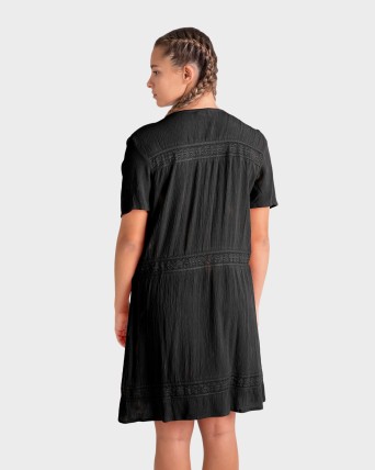 VESTIT DONA TRANSPARÈNCIES NEGRE
