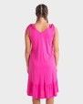 VESTIT DONA VOLANT FUCSIA