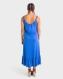 VESTIDO MUJER LARGA AZUL