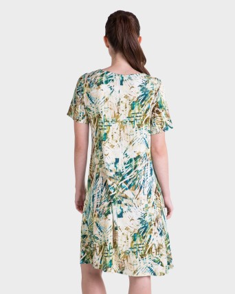 VESTIDO MUJER TONO VERDES