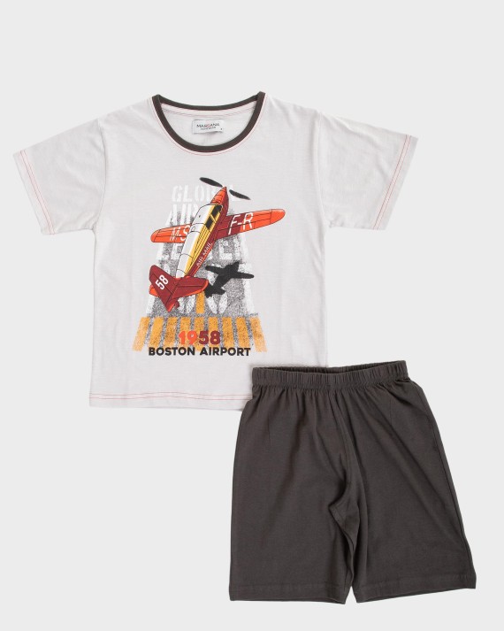 PIJAMA NIÑO AVIÓN