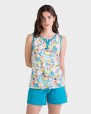 PIJAMA MUJER 100% ALGODÓN