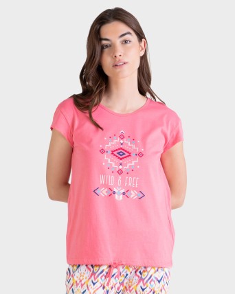 PIJAMA MUJER PIRATA ALGODÓN