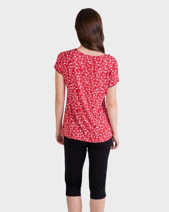 PIJAMA DONA PIRATA VERMELL