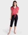 PIJAMA DONA PIRATA VERMELL