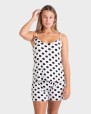 PIJAMA MUJER LUNARES