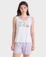 PIJAMA MUJER GRIS