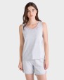 PIJAMA DONA GRIS I BLANC
