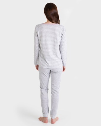 PIJAMA MUJER LARGO ABIERTO