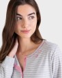 PIJAMA MUJER LARGO ABIERTO