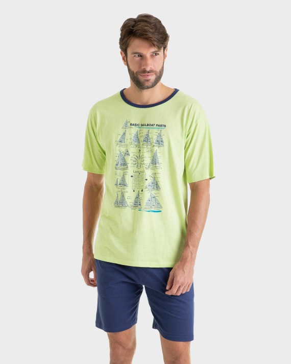 PIJAMA HOMBRE ALGODÓN