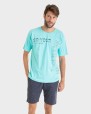 PIJAMA HOMBRE CELESTE