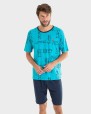 PIJAMA HOME TURQUESA