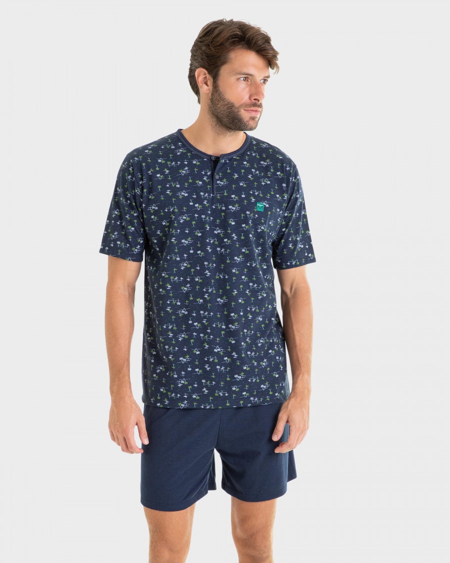 PIJAMA HOMBRE MARINO