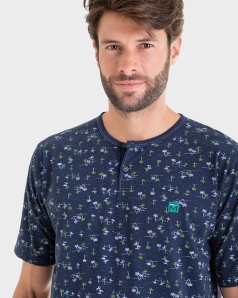 PIJAMA HOMBRE MARINO