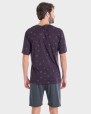 PIJAMA HOMBRE ESTAMPADO TROPICAL