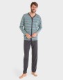 PIJAMA HOME LLARG VERD