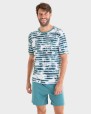 PIJAMA HOME VERD I GRIS