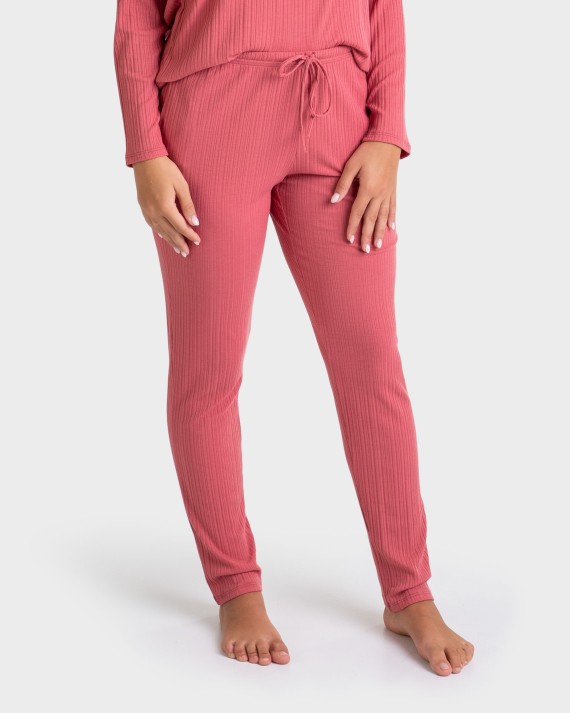PANTALÓ DONA LLARG CORAL