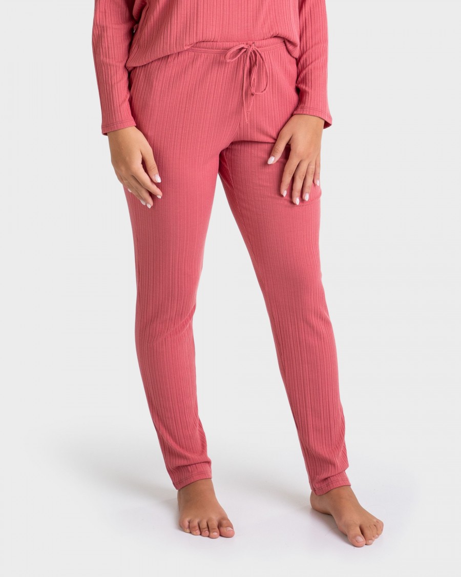 PANTALÓ DONA LLARG CORAL