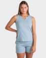 CAMISETA MUJER TIRANTES VERDE