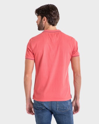 POLO HOMBRE MICROESTAMPADO
