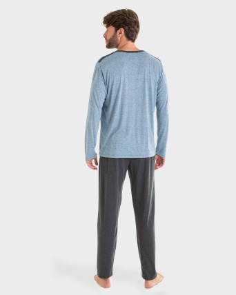PIJAMA HOME LLARG VIGORÉ VERD