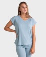 CAMISETA MUJER MANGA CORTA VERDE