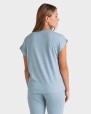 CAMISETA MUJER MANGA CORTA VERDE