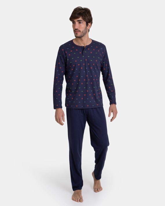 PIJAMA DE PUNTO FINO 100% ALGODÓN