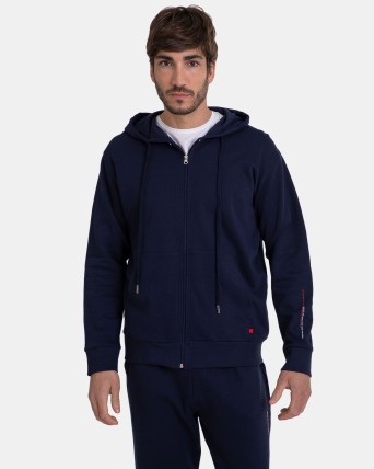 SUDADERA HOMBRE MIX & MATCH AZUL MARINO