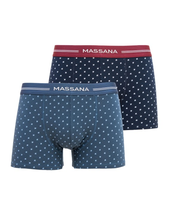 PACK DE DOS BOXERS DE PUNTO DE HOMBRE ESTAMPADO