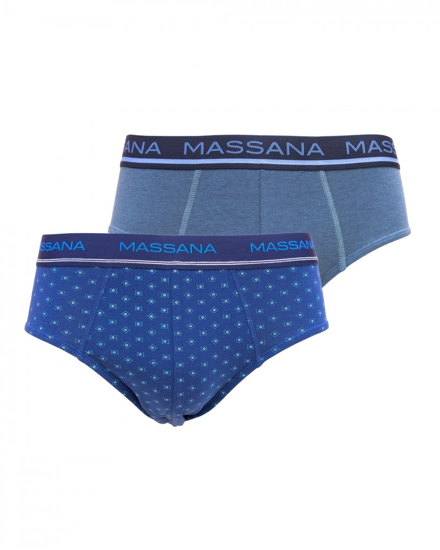 PACK 2 SLIP DE PUNTO DE HOMBRE ESTAMPADO Y LISO