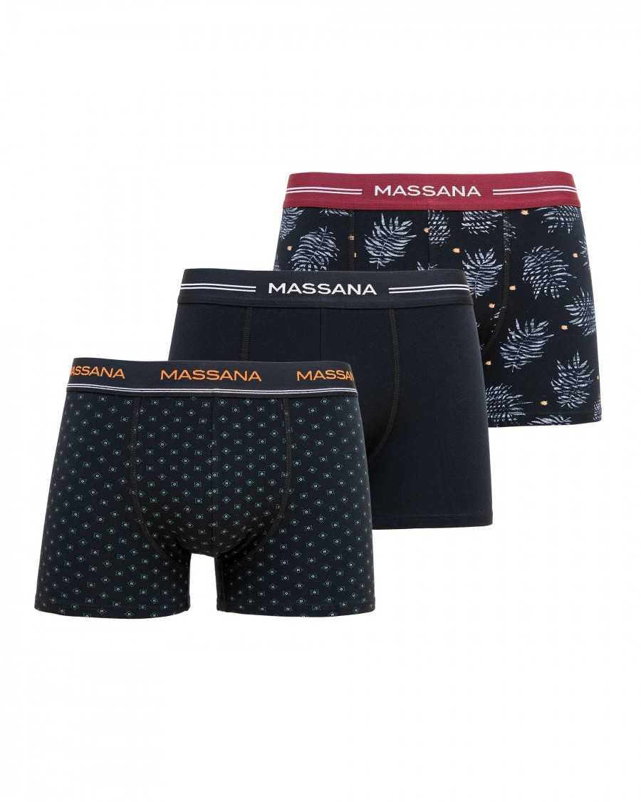 PACK 3 BOXER DE PUNTO DE HOMBRE ESTAMPADO